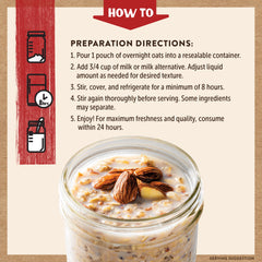 Honey Oat & Almond Overnight Oats