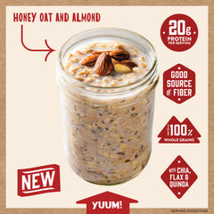Honey Oat & Almond Overnight Oats