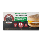 English Muffin Turkey Sausage & Cheddar Breakfast Sandwich