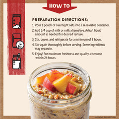 Peach Overnight Oats