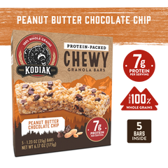 Peanut Butter Chocolate Chip Chewy Bars