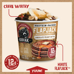 Chocolate Peanut Butter Flapjack Cup