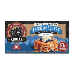 Blueberry Thick and Fluffy Power Waffles