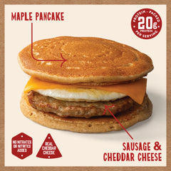 Sausage & Cheddar Cheese Breakfast Sandwich