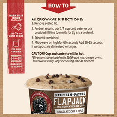 Chocolate Chip & Maple Flapjack Cup
