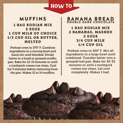 Double Dark Chocolate Muffin Mix