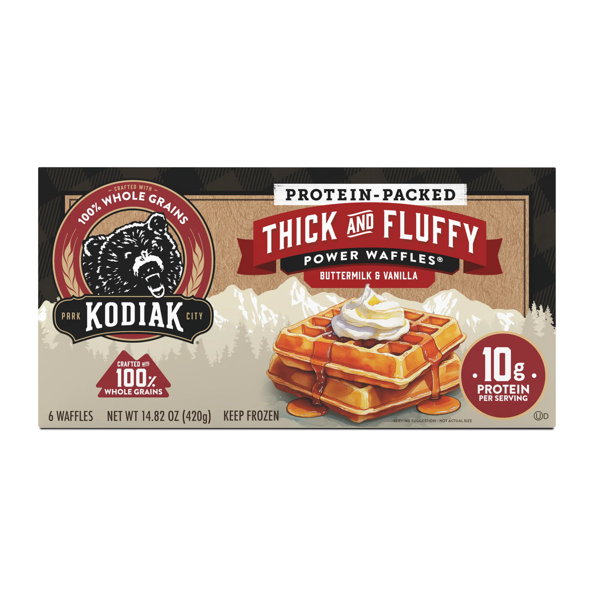 Buttermilk & Vanilla Thick and Fluffy Power Waffles