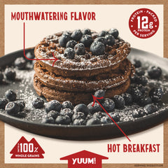 Dark Chocolate Power Waffles