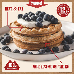 Blueberry Power Waffles