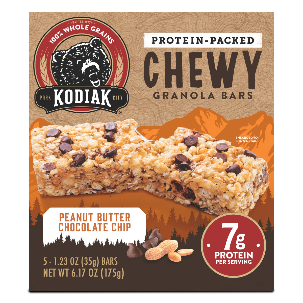 Peanut Butter Chocolate Chip Chewy Bars