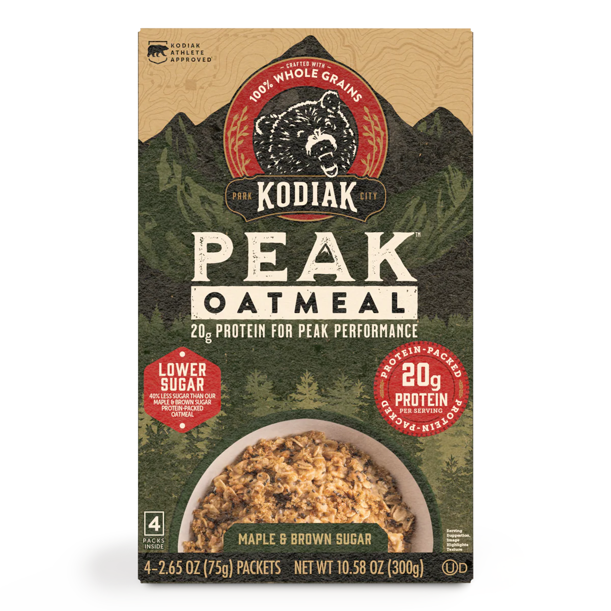 Maple Brown Sugar Peak Oatmeal Packets