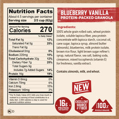 Blueberry Vanilla Granola