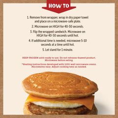 Sausage & Cheddar Cheese Breakfast Sandwich