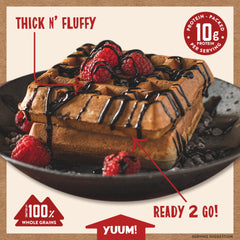 Chocolate Chip Thick & Fluffy Power Waffles