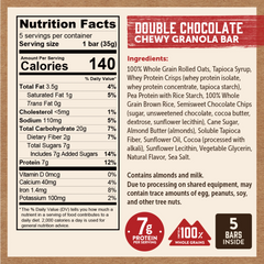 Double Chocolate Chewy Bars