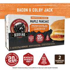 Bacon & Colby Jack Cheese Breakfast Sandwich