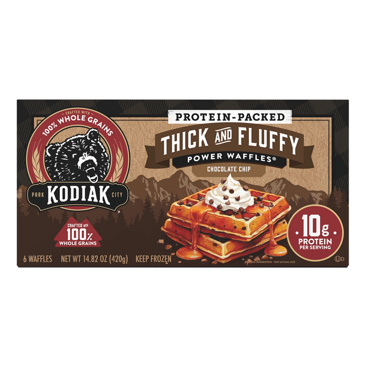 Chocolate Chip Thick & Fluffy Power Waffles